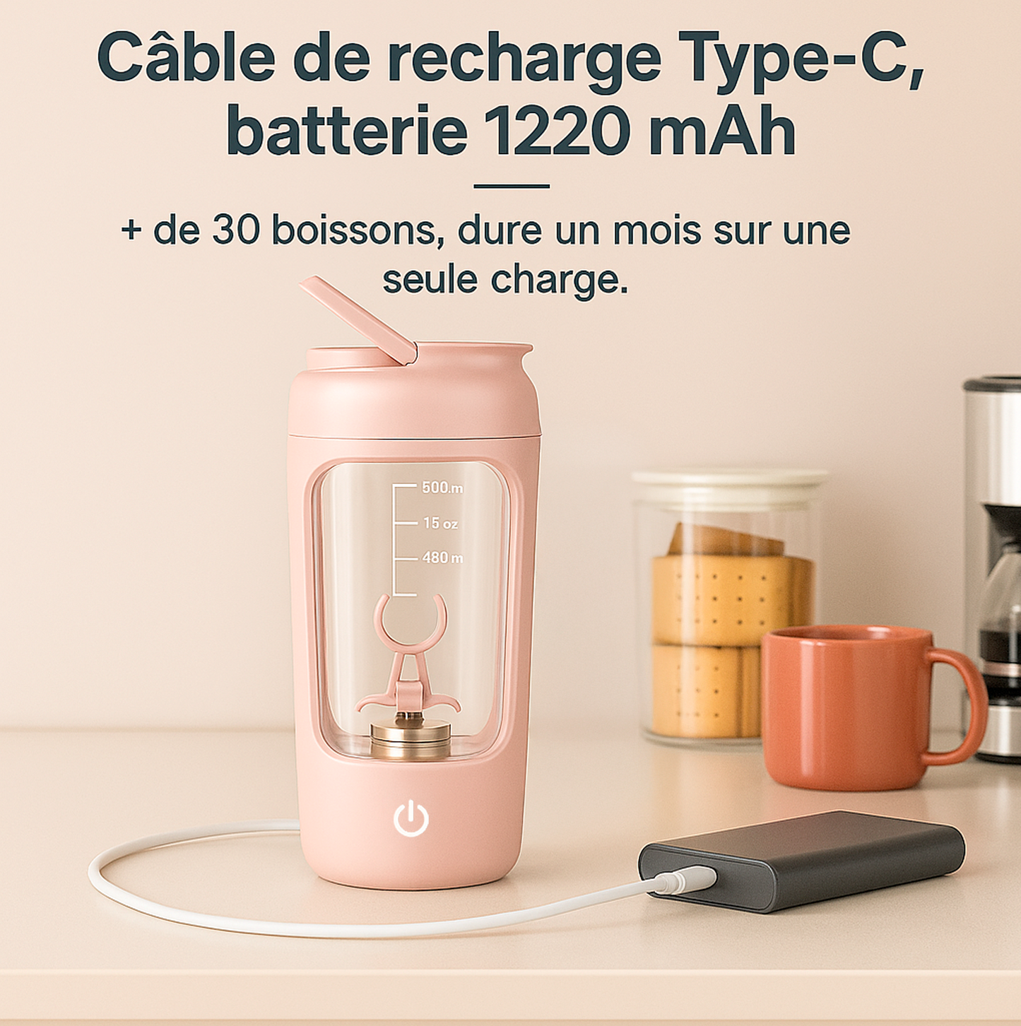Shaker Électrique Portable